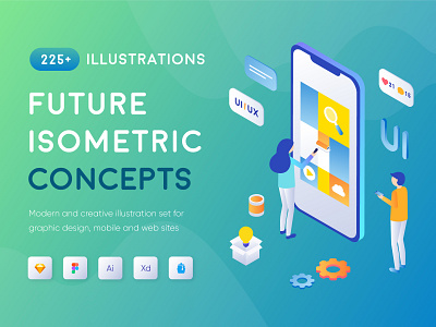 Future Isometric Concepts analysis apps concepts data development education future isometic mobile online security social media startup technology ui ux website