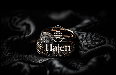 Hajen Jewerly Brand Design brand design branding jewerly logo design logo logo design