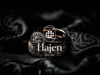 Hajen Jewerly Brand Design brand design branding jewerly logo design logo logo design