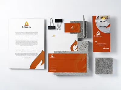 Stationary Set Design adobe illustrator branding design graphic design illustration logo manypixels stationary set ui ux vector