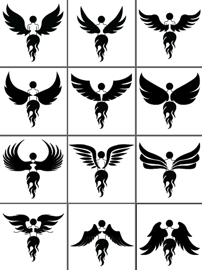 Angel Icon design graphic design icon ui vector