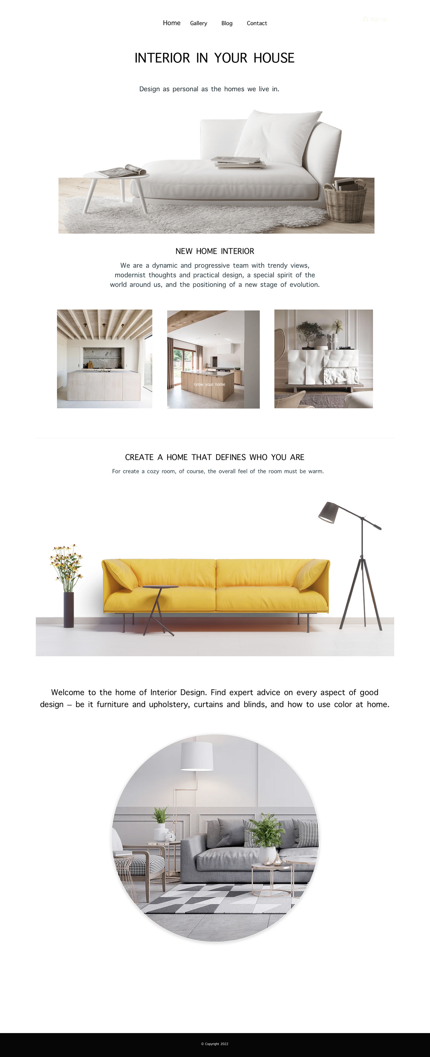 Interior website Project design graphic design landing logo ui ux webdesign website