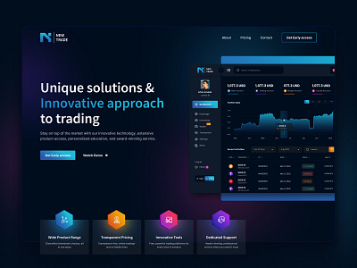 Cryptocurrency trading platform agemandi blockchain crypto design product saas trade trading ui ux