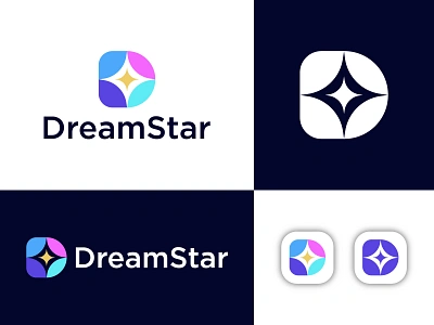 Dream Star Logo Design brand identity branding design dream logo dream star logo dream tech logo graphic design letter d logo logo logo design minimal logo modern logo star logo startup business logo tech logo technology logo ui vector web3