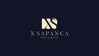 X SAPANCA - Pool & Hotel | Logo Design brand branding design graphic graphic design hotel illustrator logo logos vector