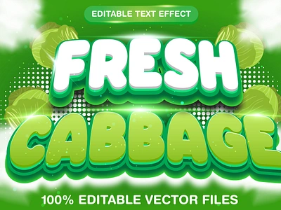 Fresh Cabbage 3d editable text style Template 3d 3d text effect cabbage font cabbage text design font effect food effect food font fresh cabbage fresh cabbage text effect fresh food fresh text graphic design illustration vector vector text vector text mockup vegetable background vegetable text vegetable text effect