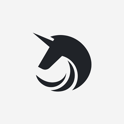 Unicorn horse logo unicorn