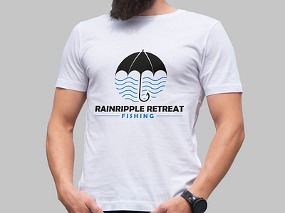 RAINRIPPLE RETREAT art branding design graphic design illustration illustrator logo vector