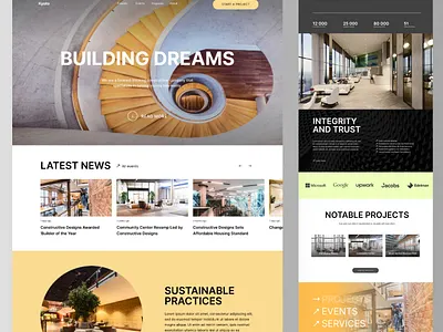 Corporate-style website design Figma template corporate website creative figma modern website template web design website design