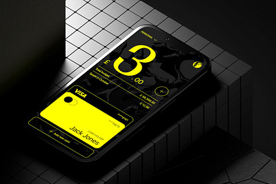 Payments | Mobile App 3d arnold branding cg cinema4d design payment product redshift rozov ui visualisation wnbl