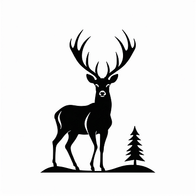 Deer logo design plan