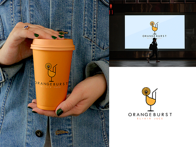 ORANGEBURST branding design graphic design illustration logo photoshop typography vector