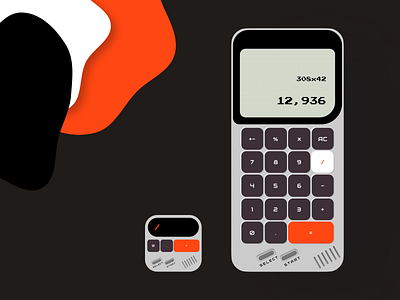 Calculator App app branding calculator design graphic design ios logo skeuomorphism ui ux