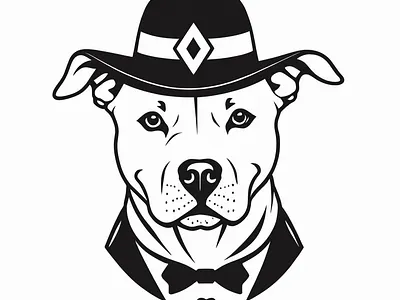 Pit Bull logo design plan