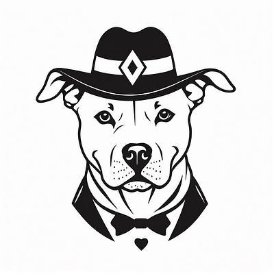 Pit Bull logo design plan
