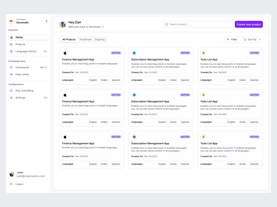 Language Localization Dashboard dashboard dashboard design design figma minimal saas design ui uiux uxdesign