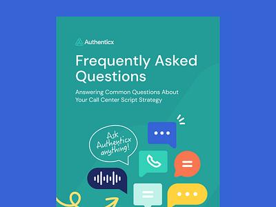 FAQ Call Center Guide graphic design