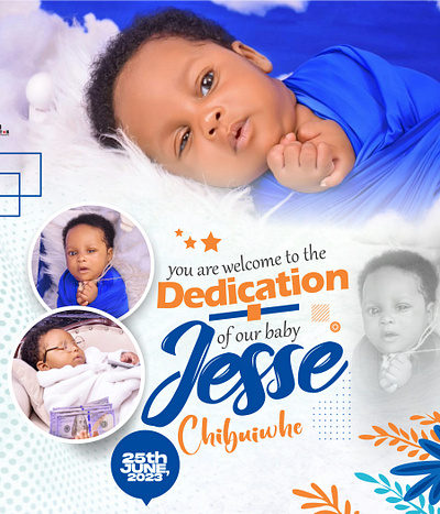 Child Dedication Design design graphic design typography vector