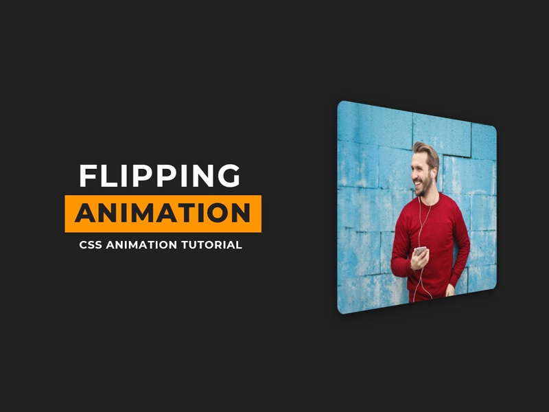 3D Card Flip CSS Animation by codingflicks on Dribbble