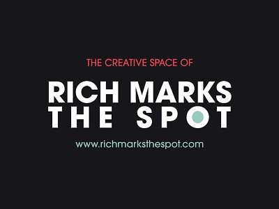 Rich Marks the Spot - PERSONAL BRANDING branding graphic design logo