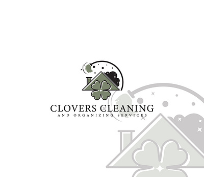 Minimalistic Logo cleaning house logo minimalistic mordern