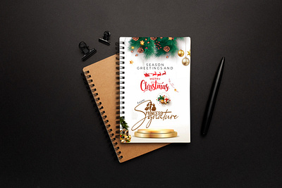 Christmas Jotter cover Design branding design graphic design logo typography vector