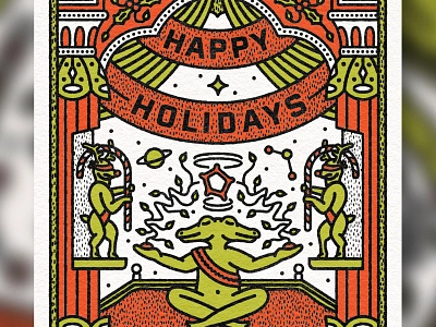 company card candy cane cell christmas gator happy holiday love meditate merry mistletoe palace piece plant reindeer science vine zen