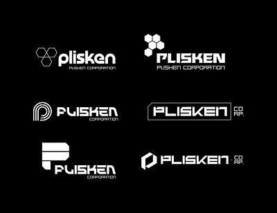 PLISKEN - Cyberpunk Logo Design abstract cyber cyber logo cyberpunk cyberpunk logo letter letters logo logo design modern