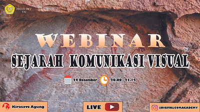 Webinar promotional poster design graphic design ui