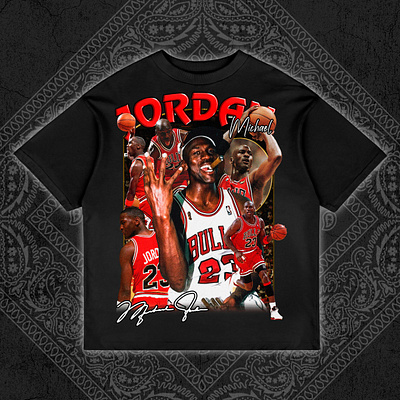 Jordan Michael Vintage Rap Tee Bootleg Design bootleg bootleg design bootleg tshirt design graphic design jordan tee