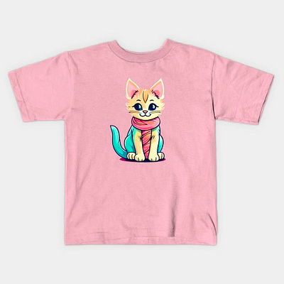 Hey Kitty, What's Up! Kids T-Shirt art branding cat design event poster graphic design illustration kids kitten kitty layout design logo oo4 graphics pink poster design t shirt ui