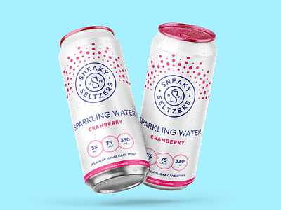 Sneaky Sipz - Seltzer Packaging #2 abstract brand identity can packaging drink drink packaging logo logo design modern packaging packaging design seltzer seltzer logo seltzer packaging sneaky