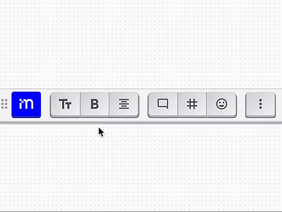 Toolbar button depth button states canvas apps depth skeumorphic toolbar ui toolbar whiteboarding