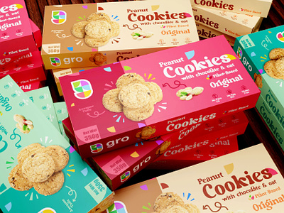 Cookies packaging design | Box packaging | Label design bakery branding bakery food box box packaging brand identity branding design cookies packaging food packaging graphic design label label design logo design nut packaging package packaging packaging design packaging designer packaging idea peanut peanut cookies