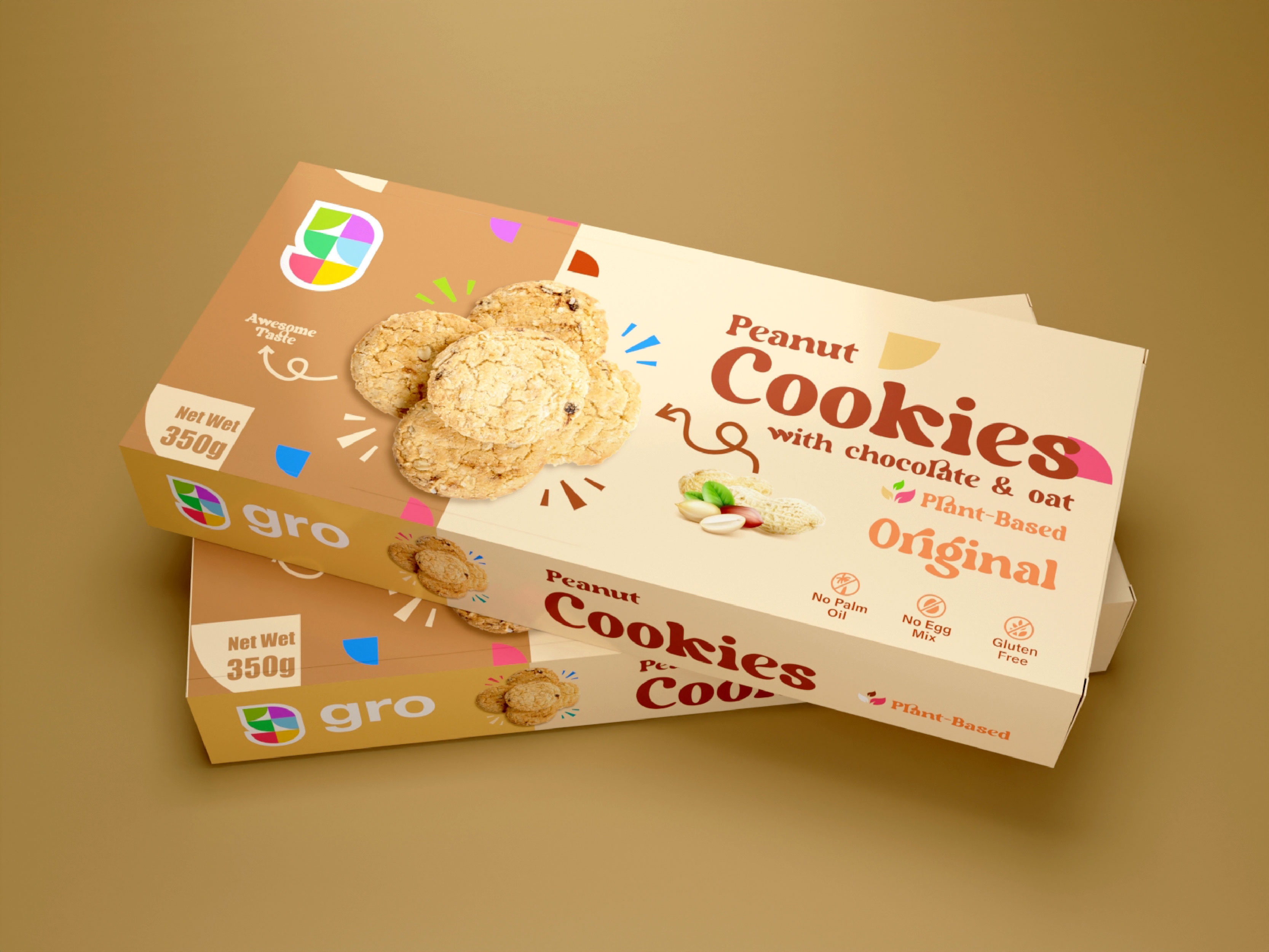 Cookies packaging design | Box packaging | Label design by Hadisur R ...