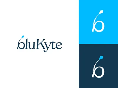 BluKyte - Travel Planner App Logo Design #2 abstract b logo brand identity kite kite logo letter letter b letter b logo letters logo logo design modern travel travel logo