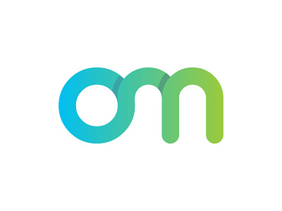 Opes Medical (2015) branding gradient logo medical om opes