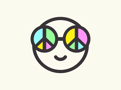 Hippie Inc. (2020) app development hippie icon logo peace personal quest smiley