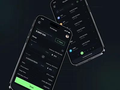 Excalibur.exchange redesign mobile app app dashboard design ios mobile mobile app ui ux uxiu