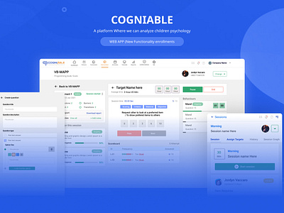 CogniAble's Therapeutic AI-Driven Children Health Platform ai prediction model design machine learnning ui user experience design