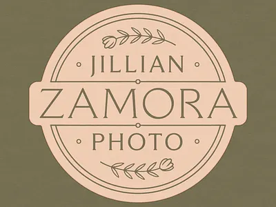 Jillian Zamora Logo badge branding logo logotype
