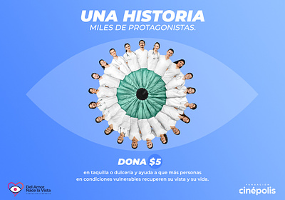 Fundación Cinépolis - Del Amor Nace La Vista branding graphic design