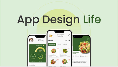 Life Mobile App app appdesigninspiration branding design dribbbledesigner graphic design illustration logo typography ui