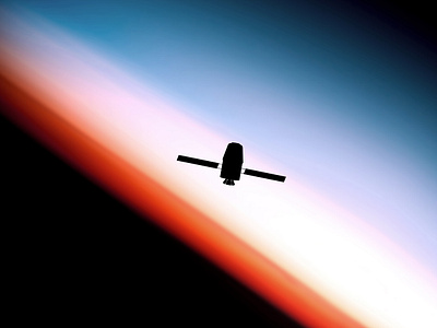 ISRO Gaganyaan in orbit 3d space
