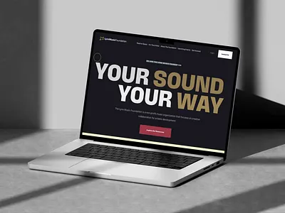 Lynn Music Foundation – Website Design branding design logo motion music non profit typography ui ux website design