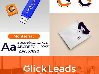 ClickLeads Logo branding graphic design logo