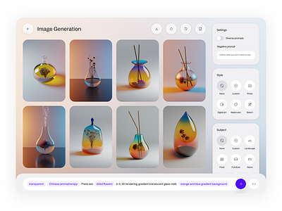 Image Generation AI ai app design ui ux