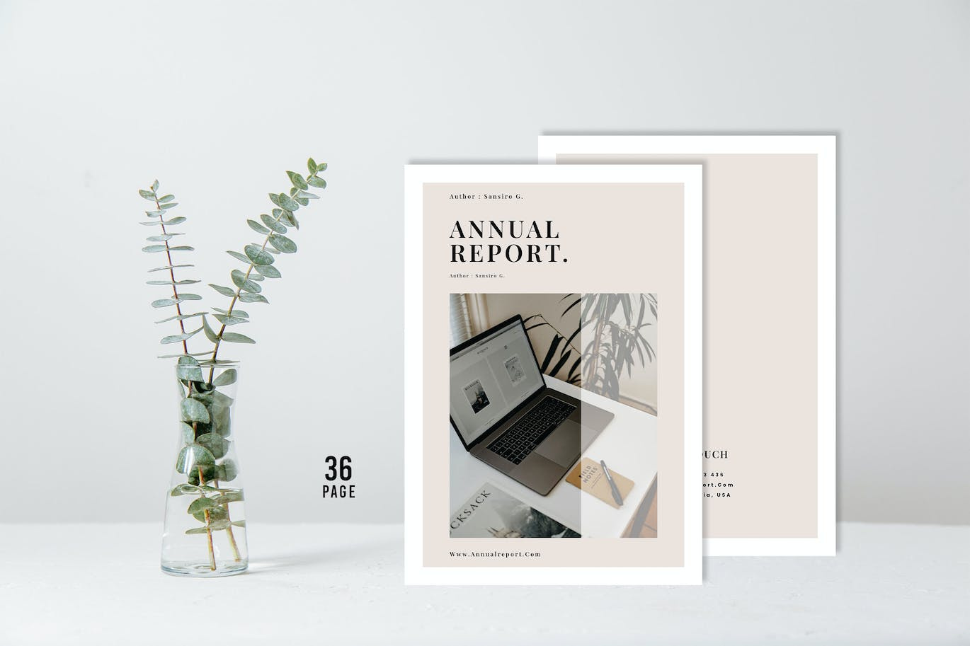 36 pages Annual Report Template a4 annual annual report annual report brochure annualreport bifold brochure brand identity brochure brochure design brochure template business brochure catalogue company profile corporate brochure lookbook magazine proposal report template trifold