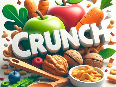 Crunchy Sandwich graphic design ui