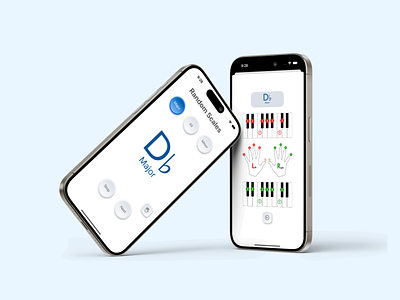 Random Scales App design ios mobile